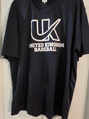 *United Kingdom Baseball Men's T-Shirt - Black